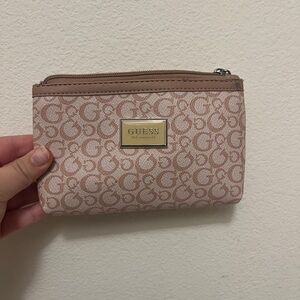 Guess Pink Wallet Compact Design